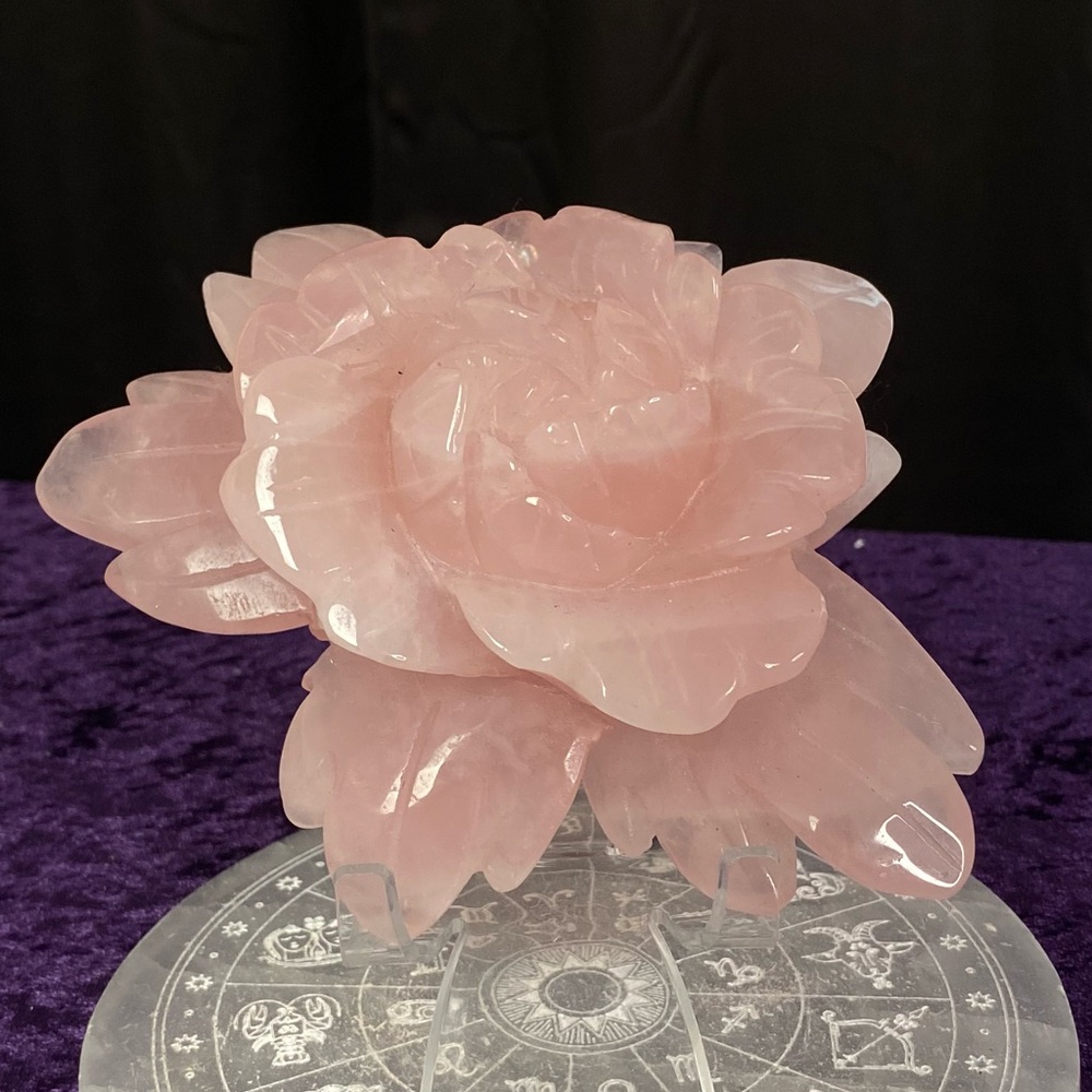 Rose Quartz Rose 🌹💎🌹